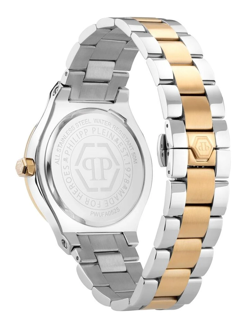 Gold Stainless Steel Dress Watch