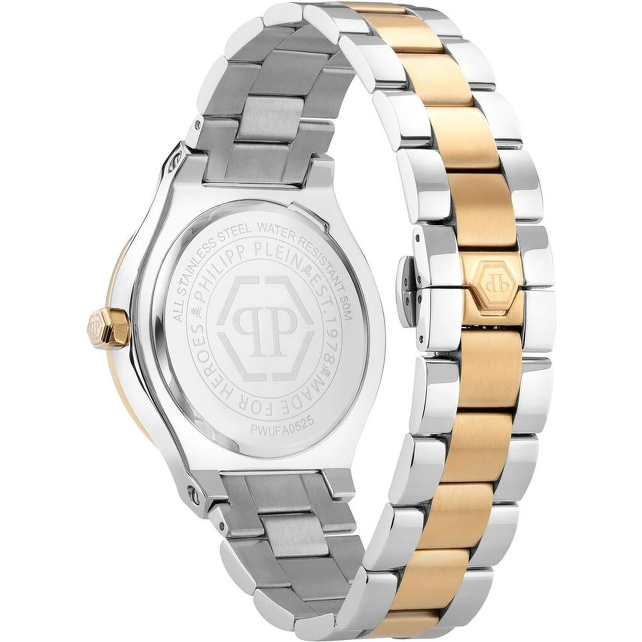 Gold Stainless Steel Dress Watch