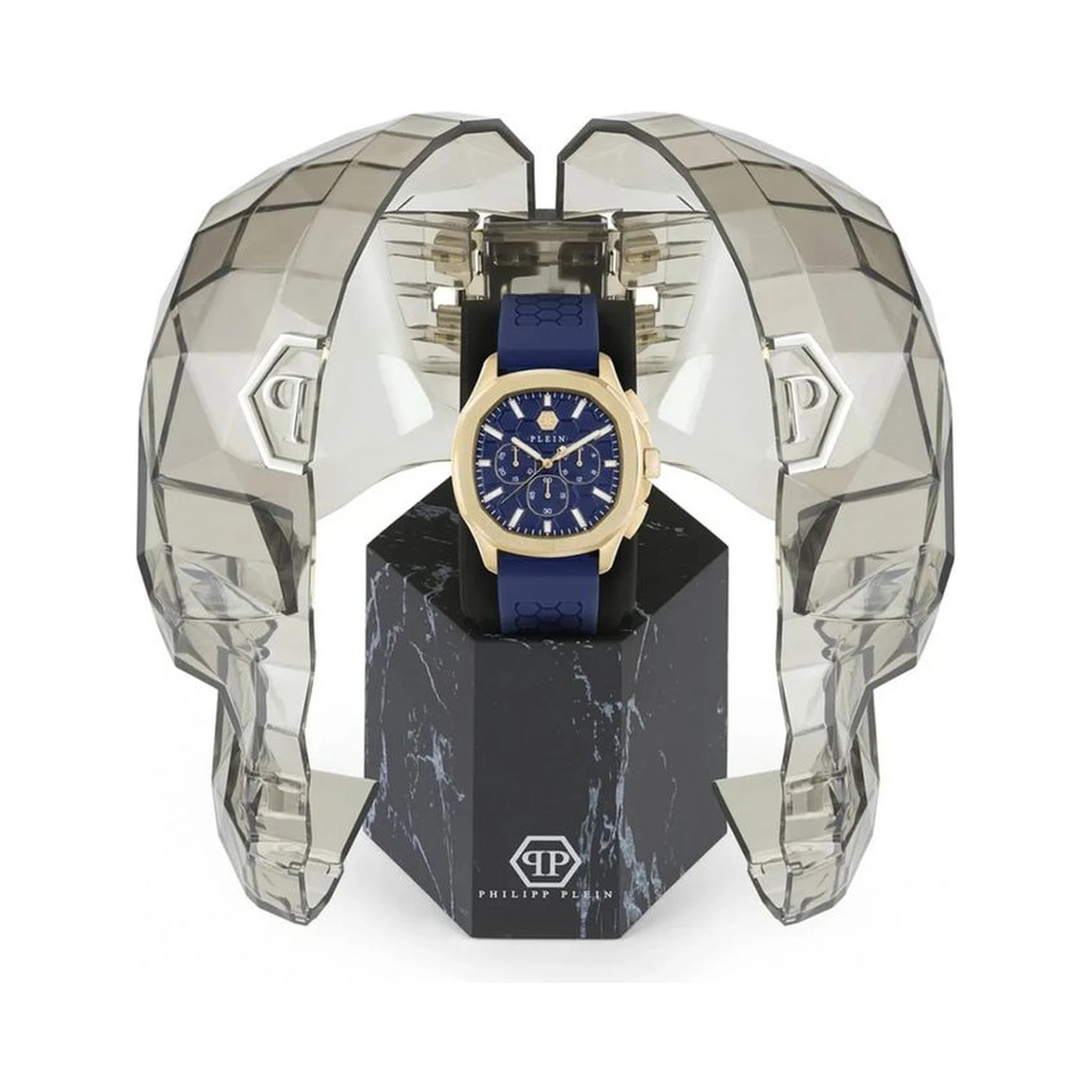 Blue Synthetic Bracelet Watch