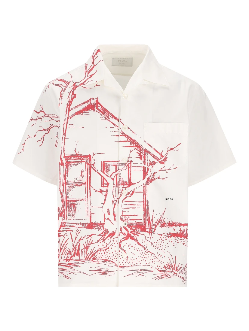 Prada Shirts Red