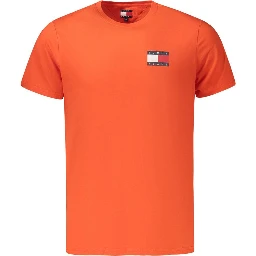 Arancione Cotton Men T-Shirt
