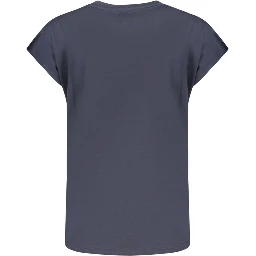 Blue Organic Cotton Women T-Shirt