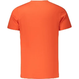 Arancione Cotton Men T-Shirt