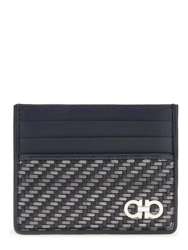 Blue Calf Leather Bos Taurus Wallet