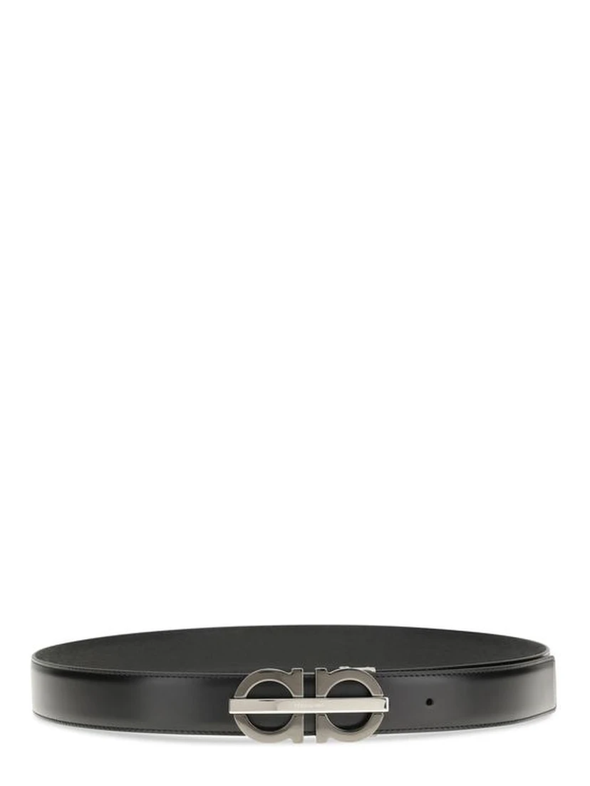 Black Calf Leather Bos Taurus Regular Belt