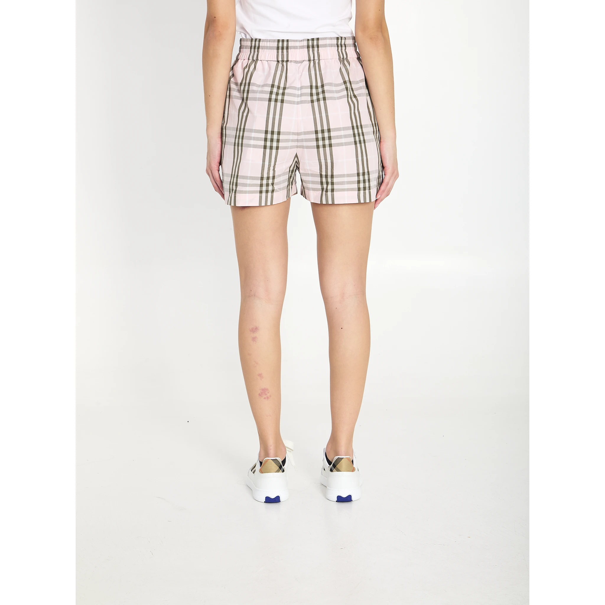 Cotton Check shorts