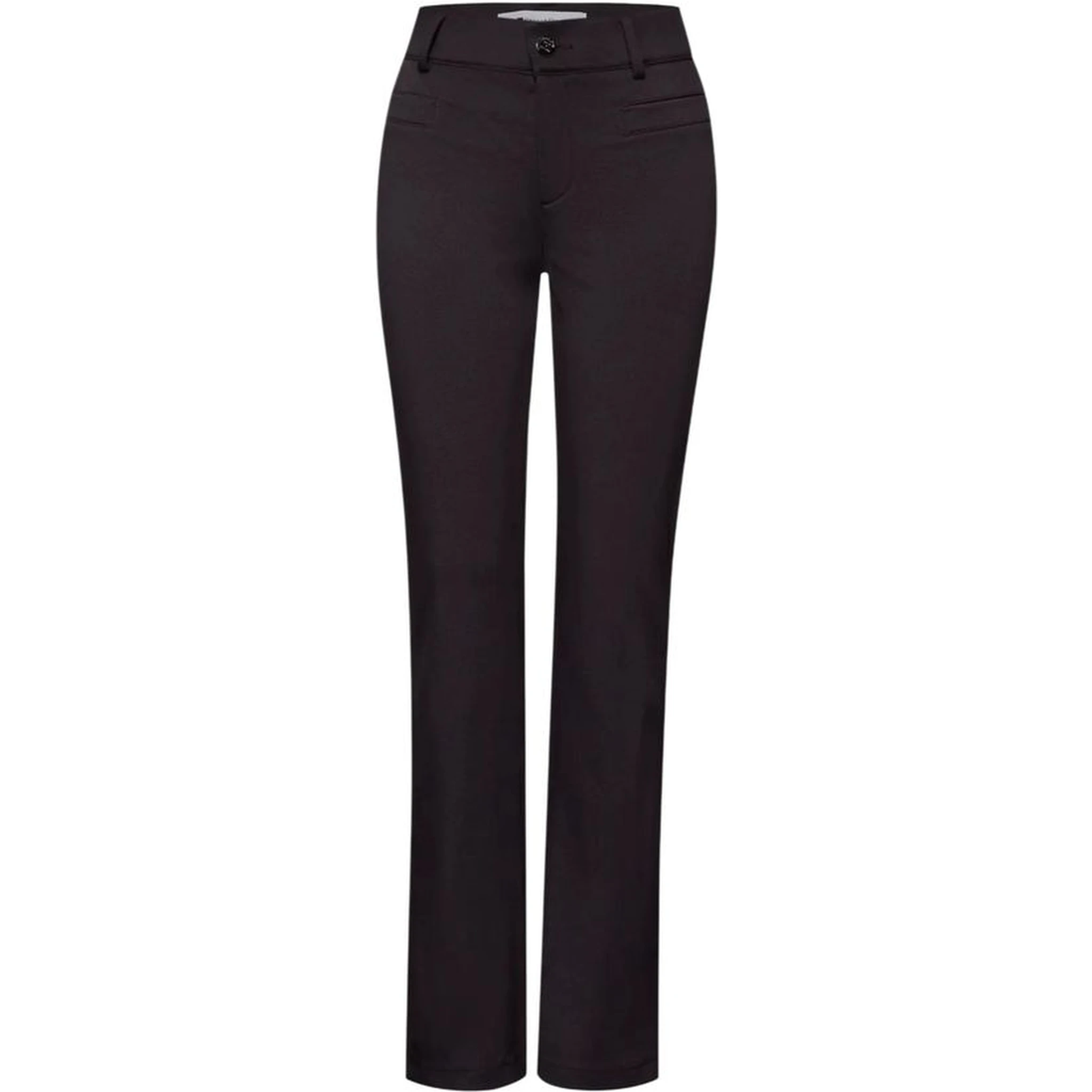 Black Polyamide Bootcut Jeans