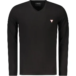 Black Cotton Men T-Shirt