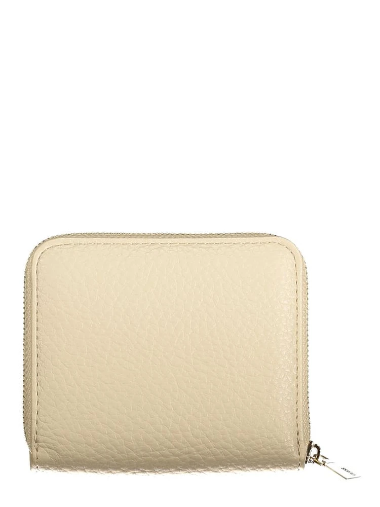 Beige Polyurethane Women Wallet alternative