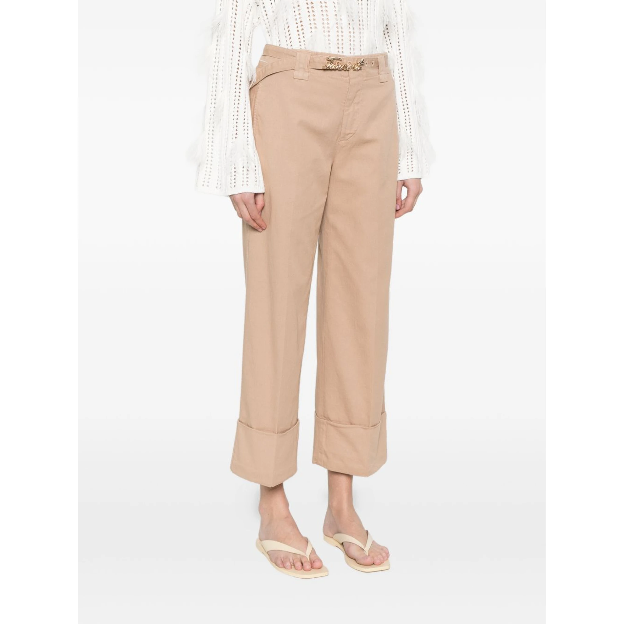 Twin-set Trousers Beige