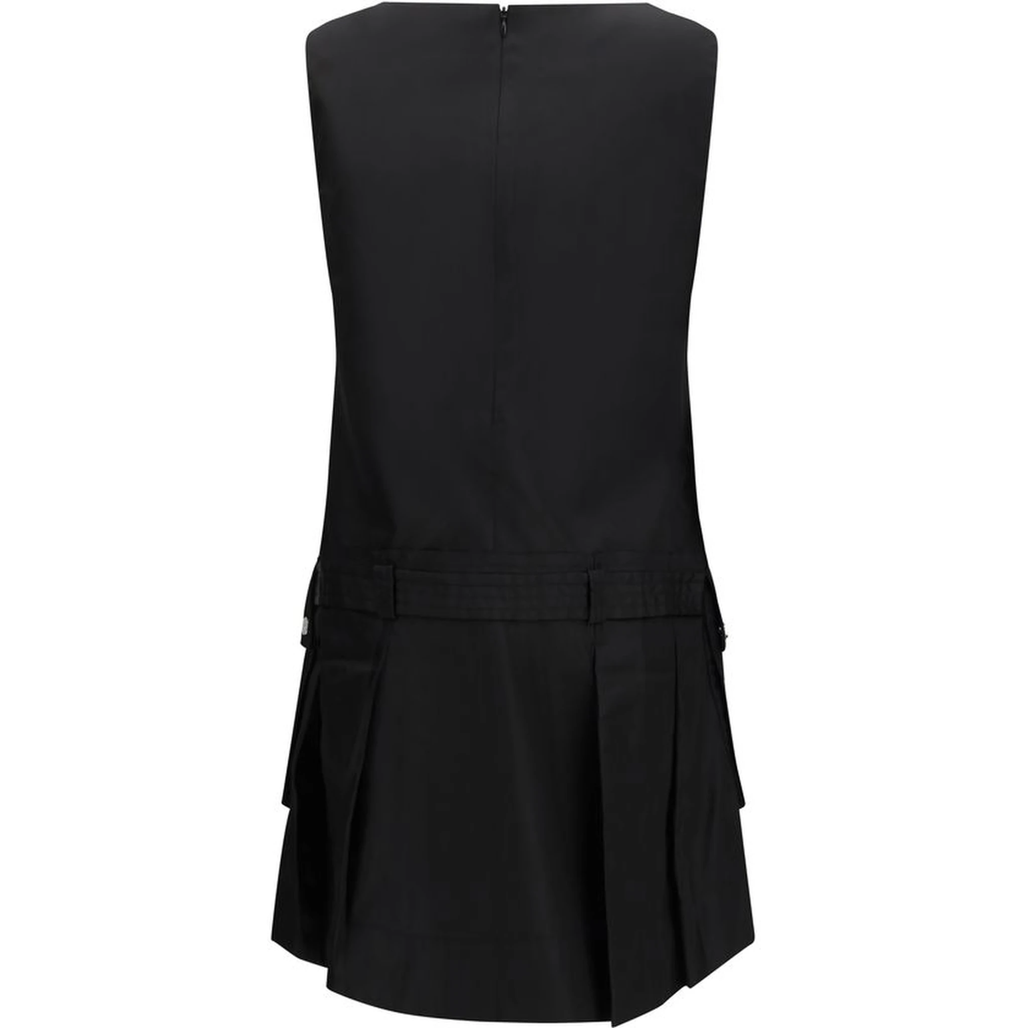 Black Recycled Polyamide Casual Dress