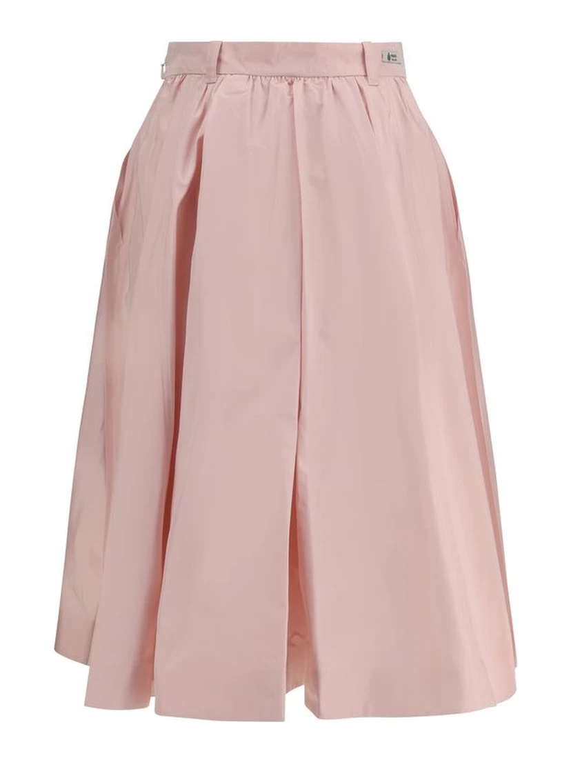 Multicolor Silk Long Skirt