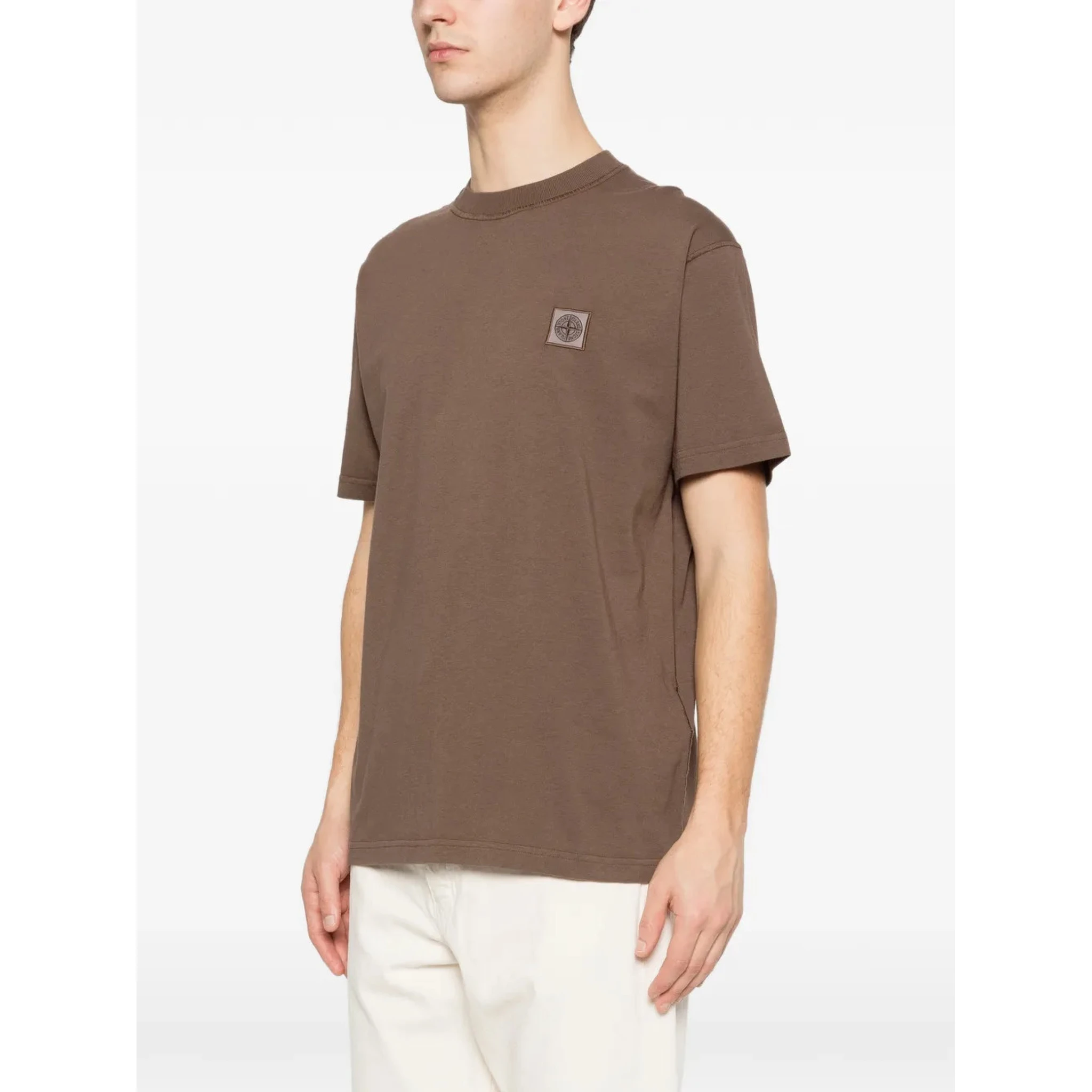 Stone Island T-shirts and Polos Brown