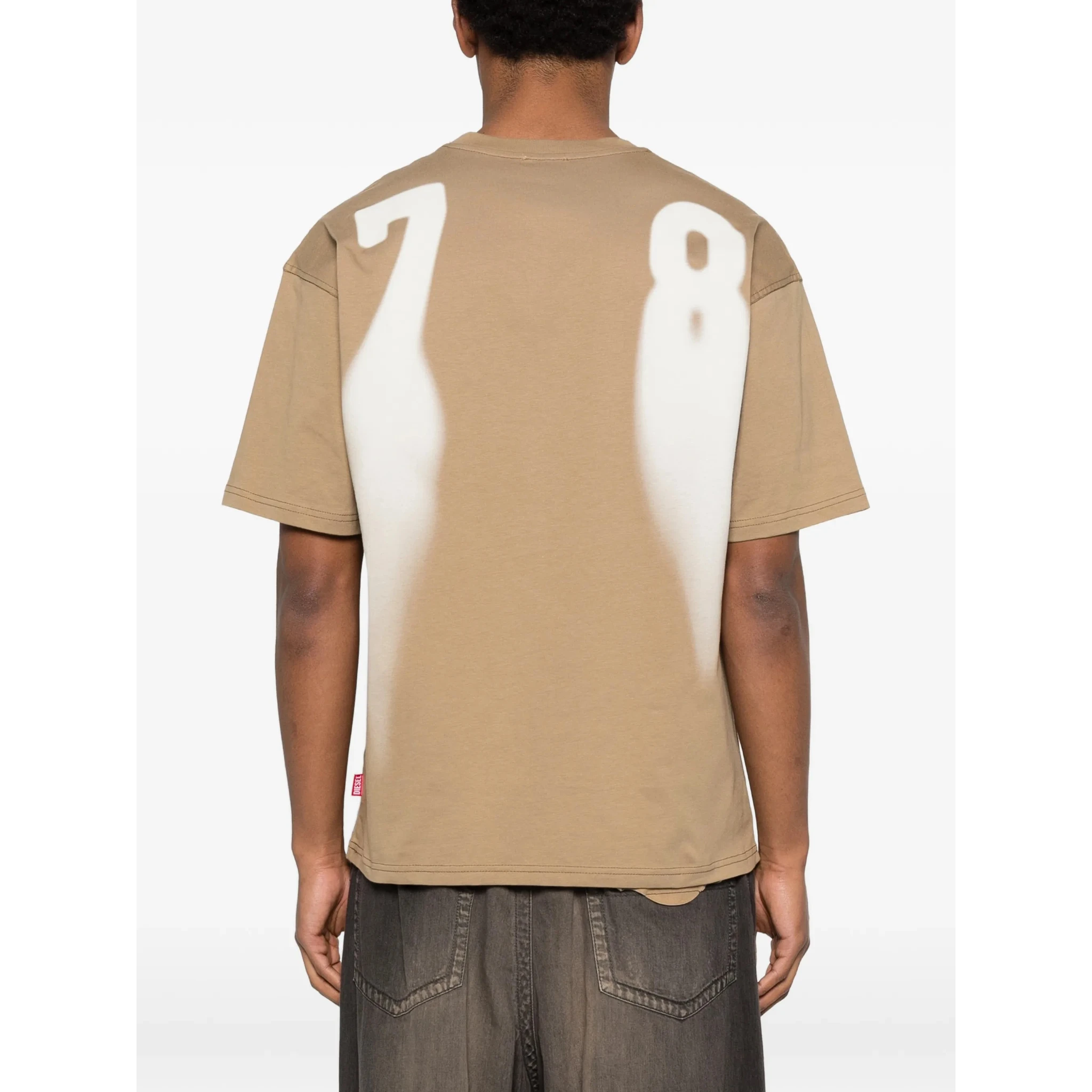 Diesel T-shirts and Polos Beige