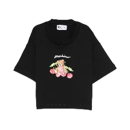 MOSCHINO KIDS T-shirts and Polos Black