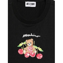 MOSCHINO KIDS T-shirts and Polos Black