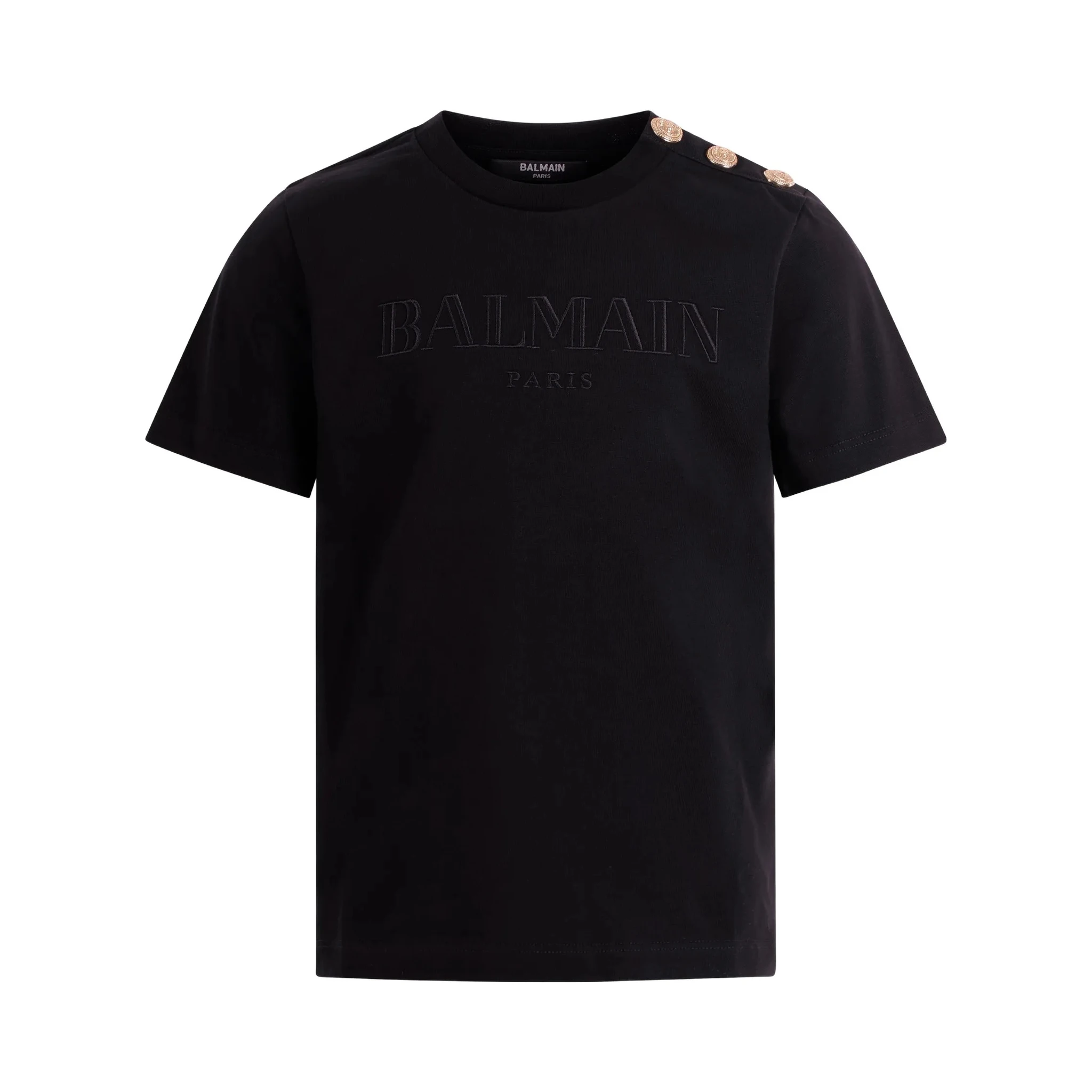 Balmain T-shirts and Polos Black