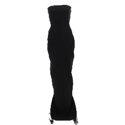 LONG "BUSTIER GOWN" DRESS