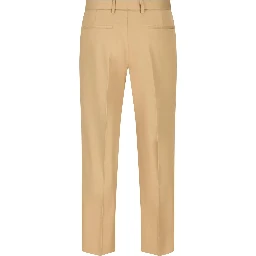 Cotton straight leg jeans