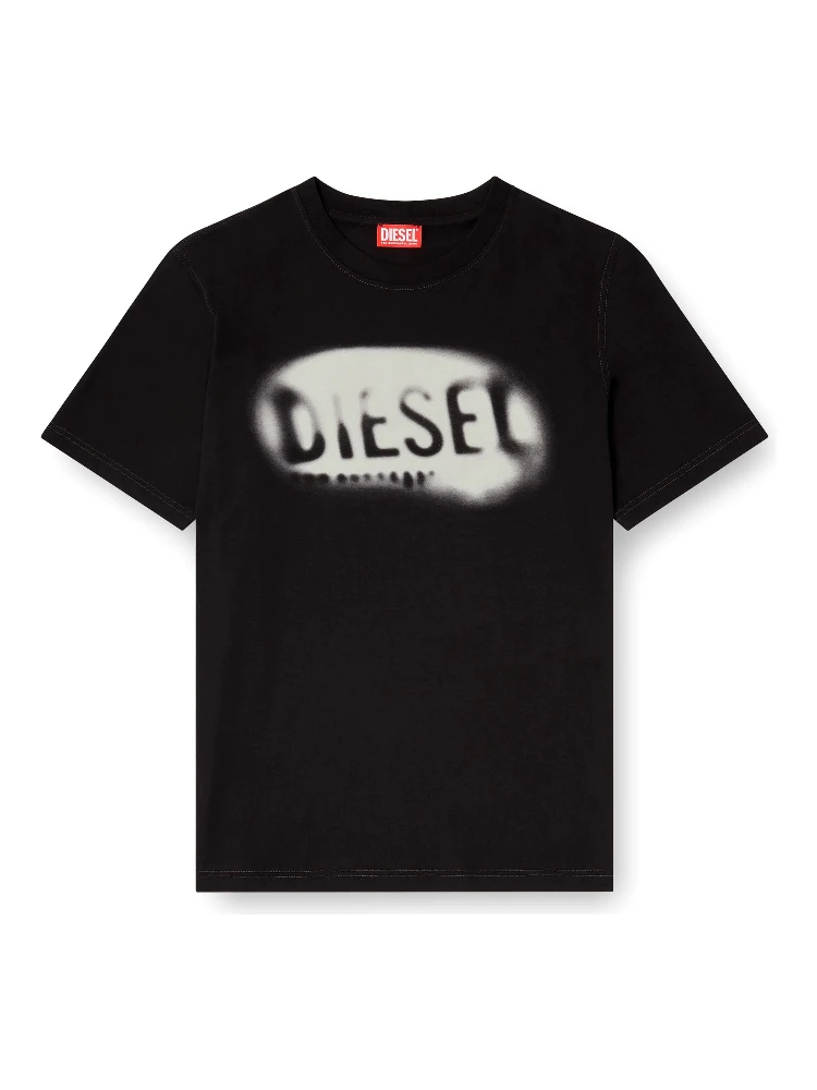 Diesel T-shirts and Polos Black