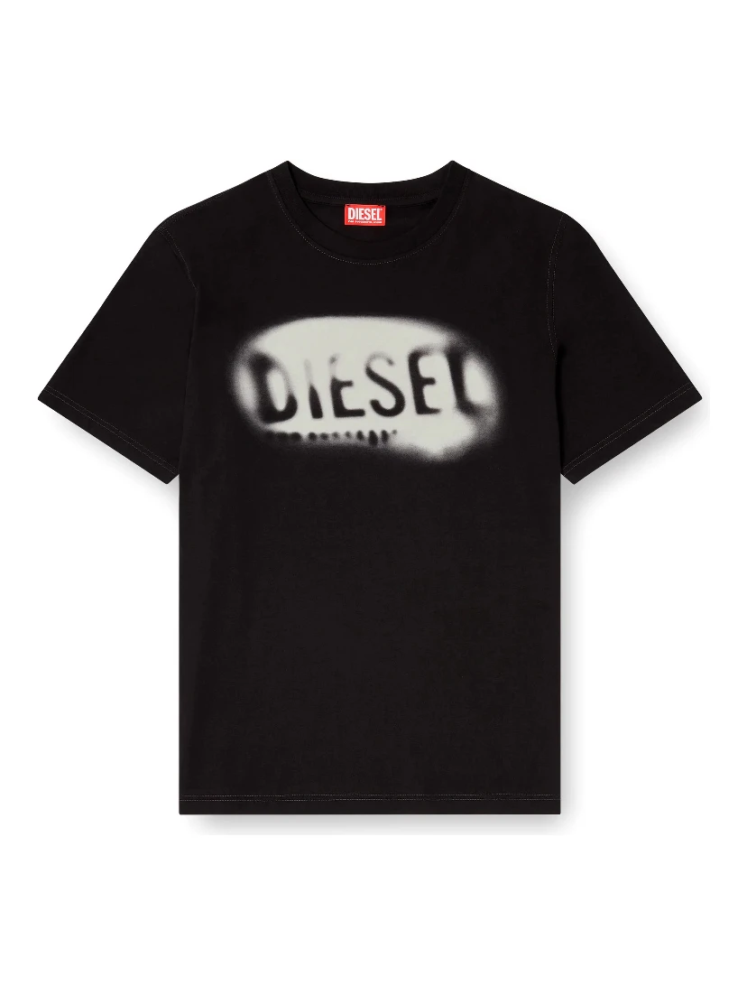 Diesel T-shirts and Polos Black