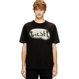 Diesel T-shirts and Polos Black