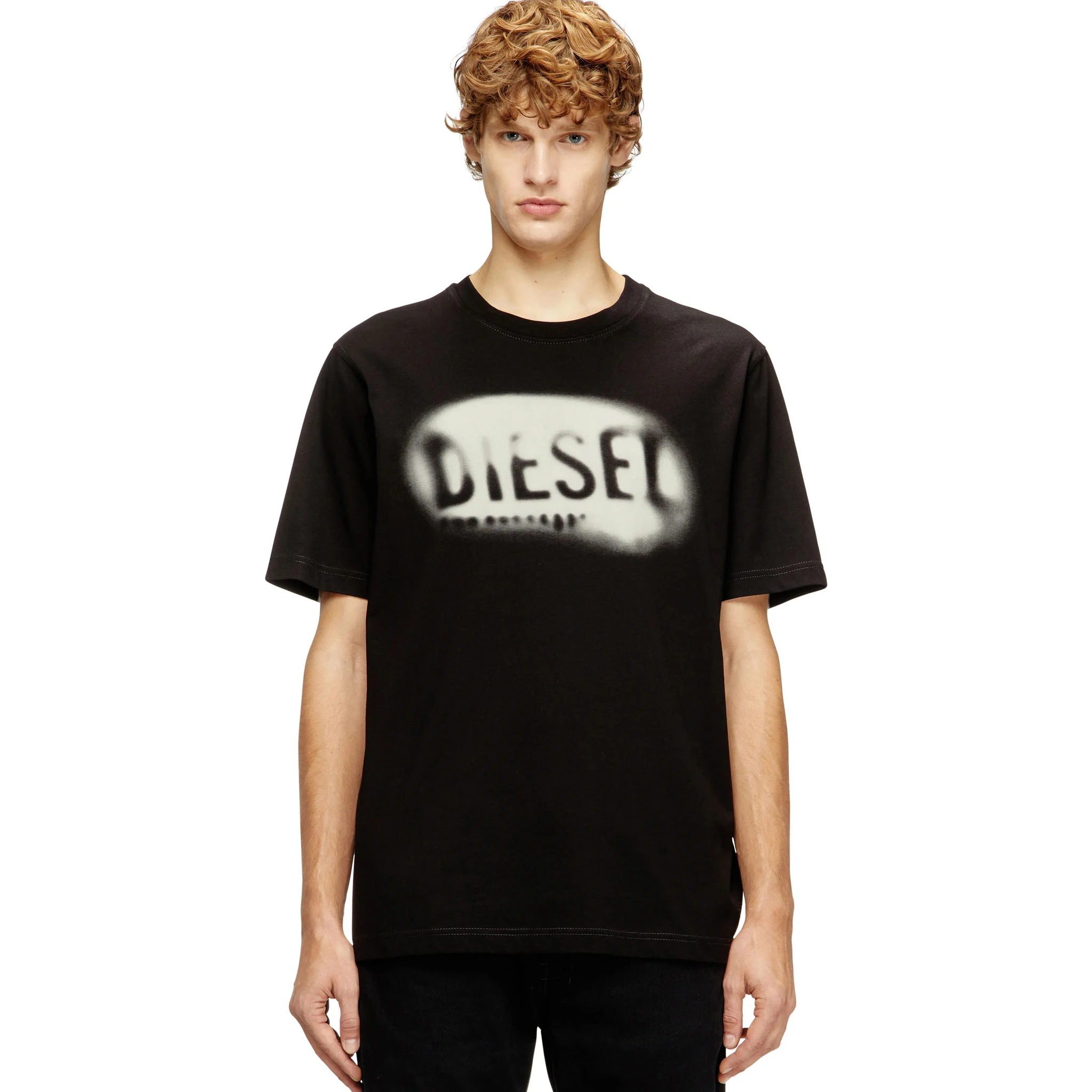 Diesel T-shirts and Polos Black