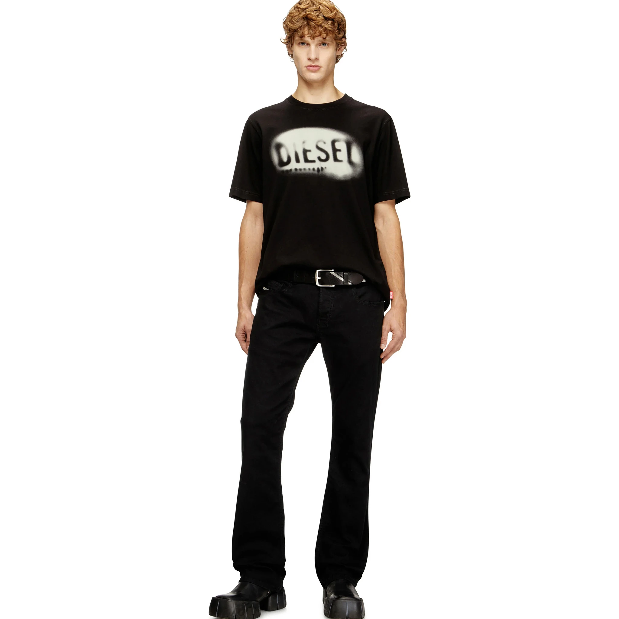 Diesel T-shirts and Polos Black