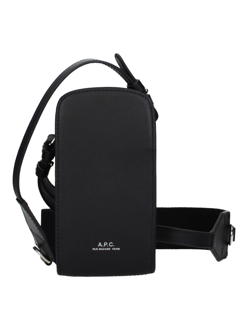 Black Leather Crossbody Bag