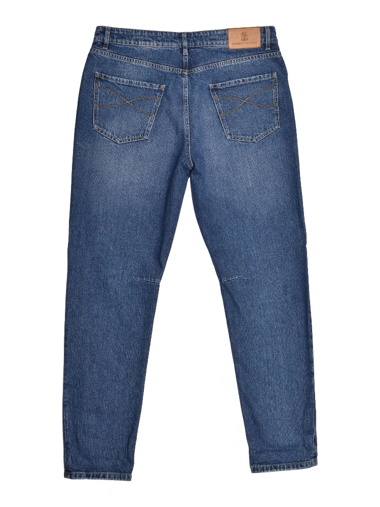 Blue Cotton Jeans Denim alternative