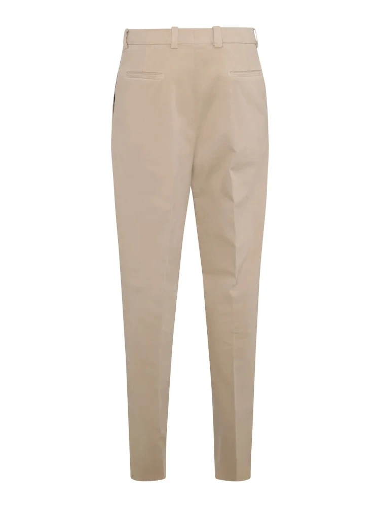 Brown Cotton Casual Pants alternative