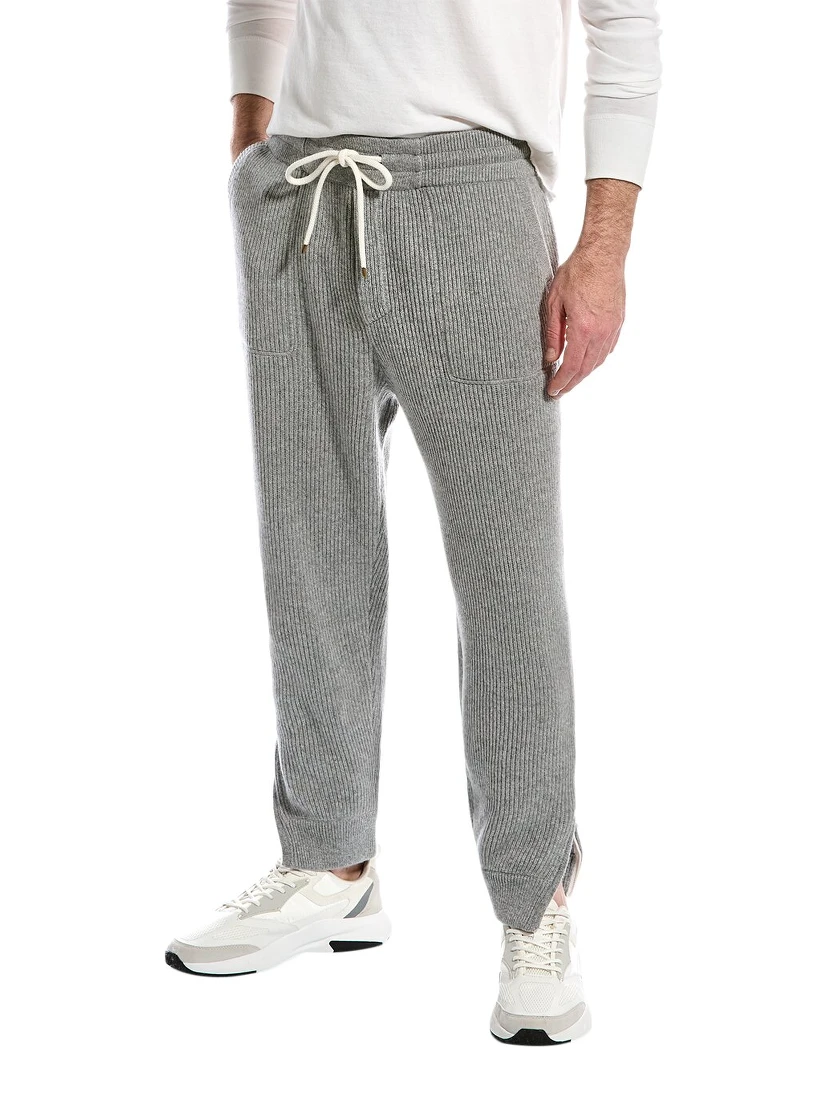 Gray Cashmere Joggers (Workout Pants)