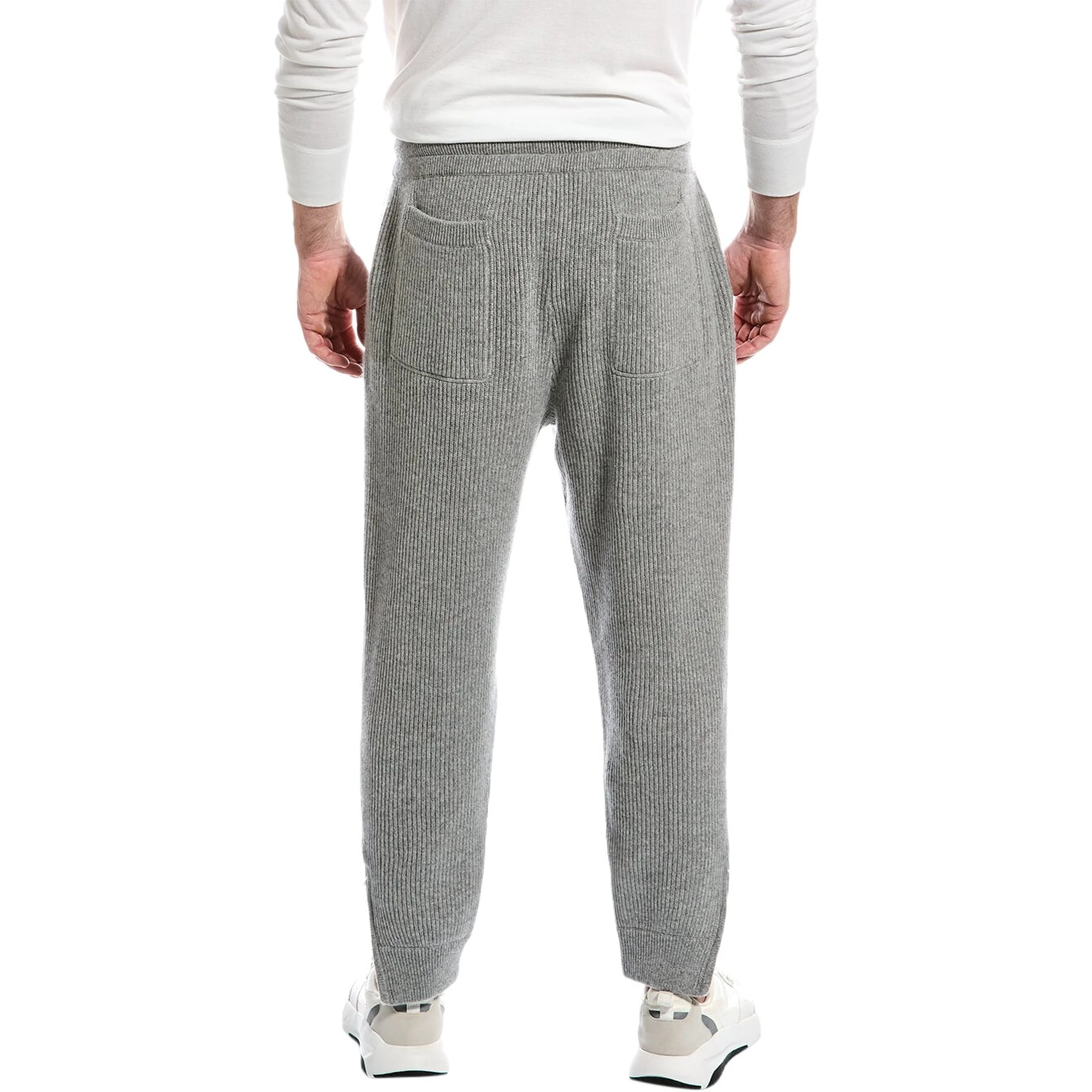 Gray Cashmere Joggers (Workout Pants)