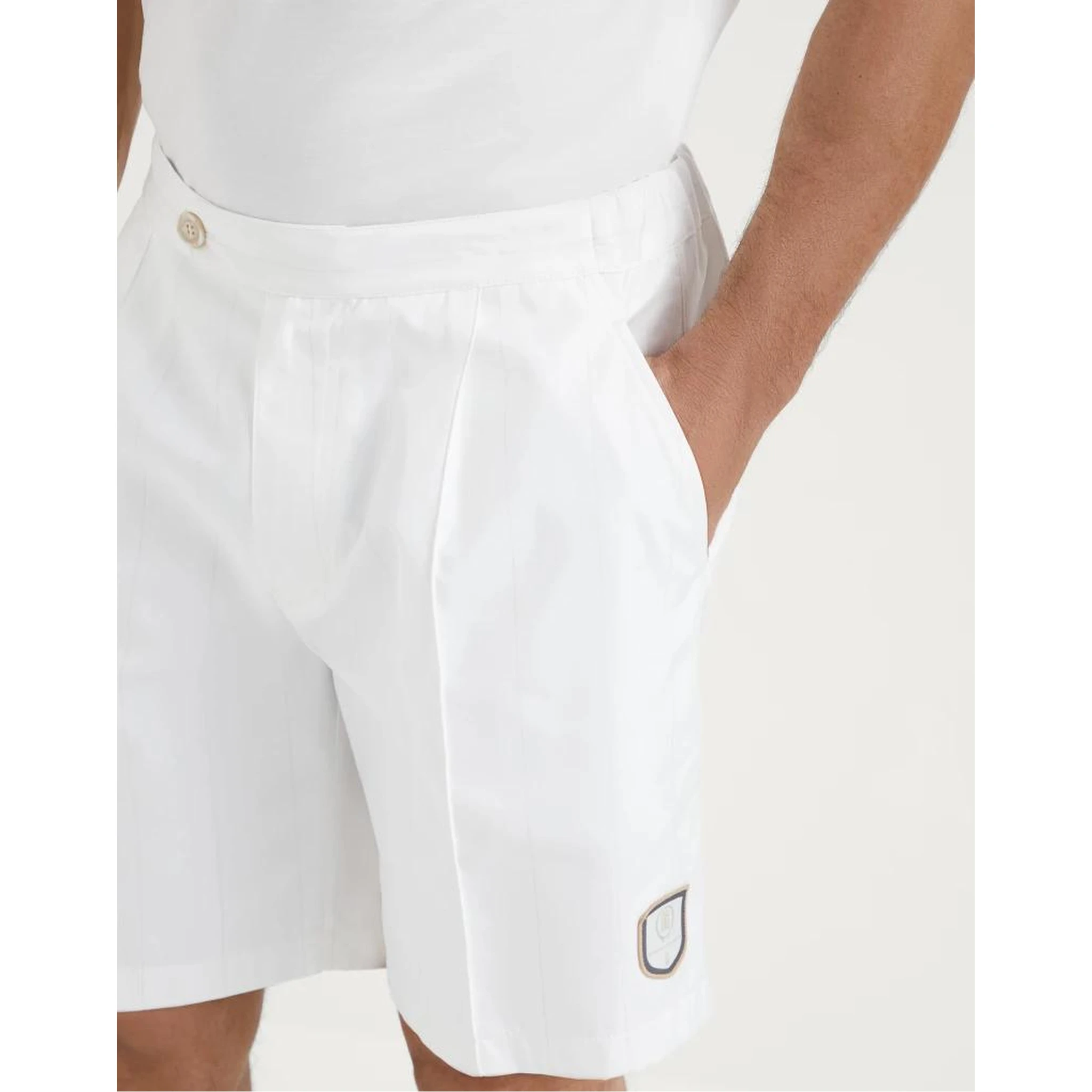 Multicolor Polyester Shorts