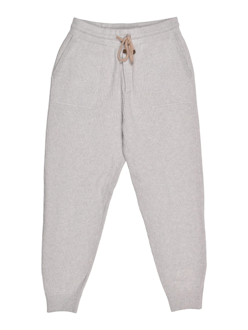 Gray Cashmere Joggers (Workout Pants)
