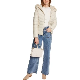 Beige Polyethylene Jackets And Coat