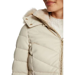 Beige Polyethylene Jackets And Coat