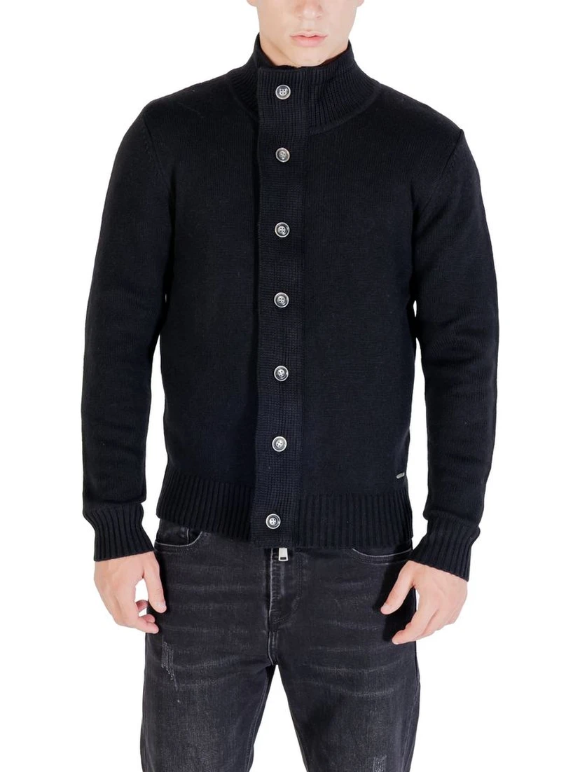 Black Marabou Sweatshirt