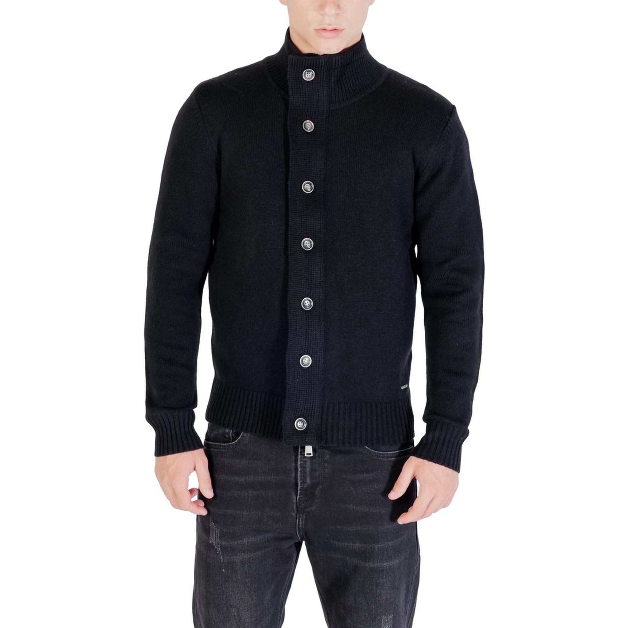 Black Marabou Sweatshirt