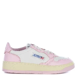 Multicolor Leather Low Top Sneakers