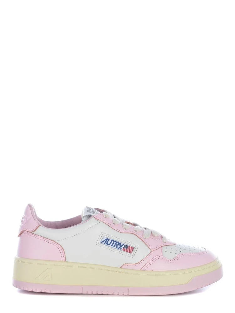 Multicolor Leather Low Top Sneakers