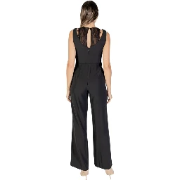 Black Polyester Jumpsuit