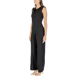 Black Polyester Jumpsuit