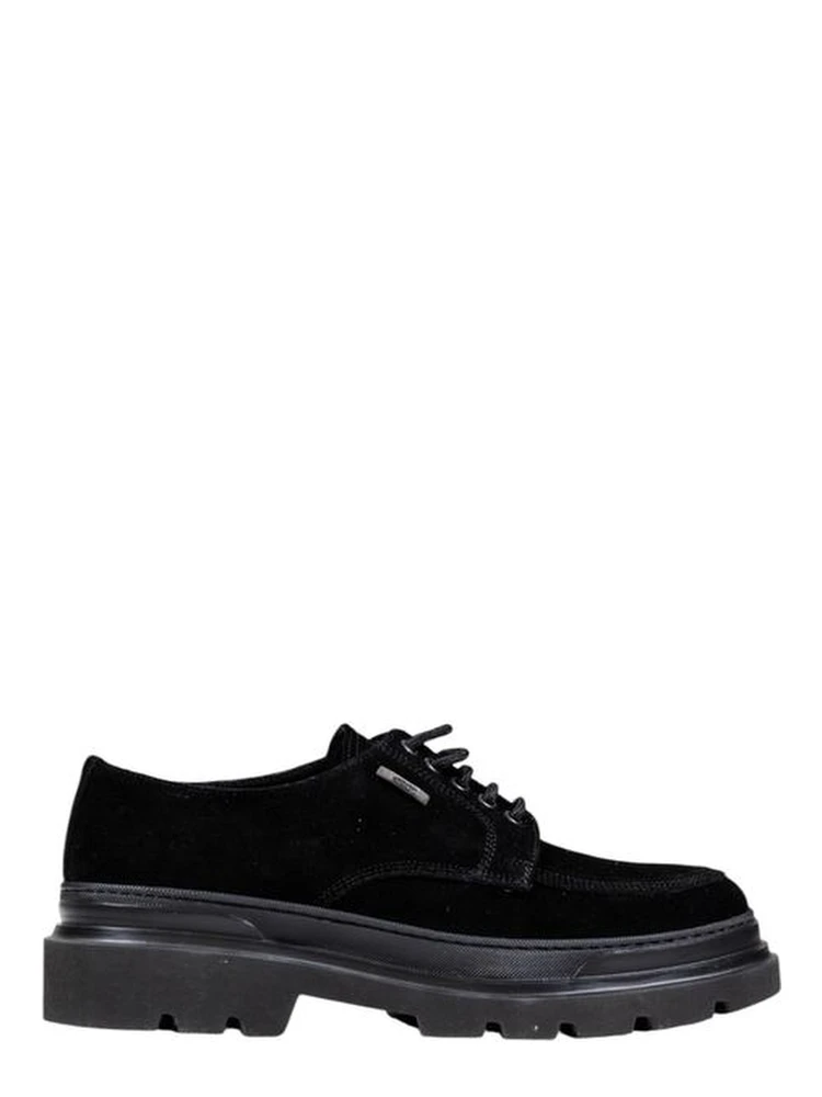 Black Leather Oxfords And Derbies