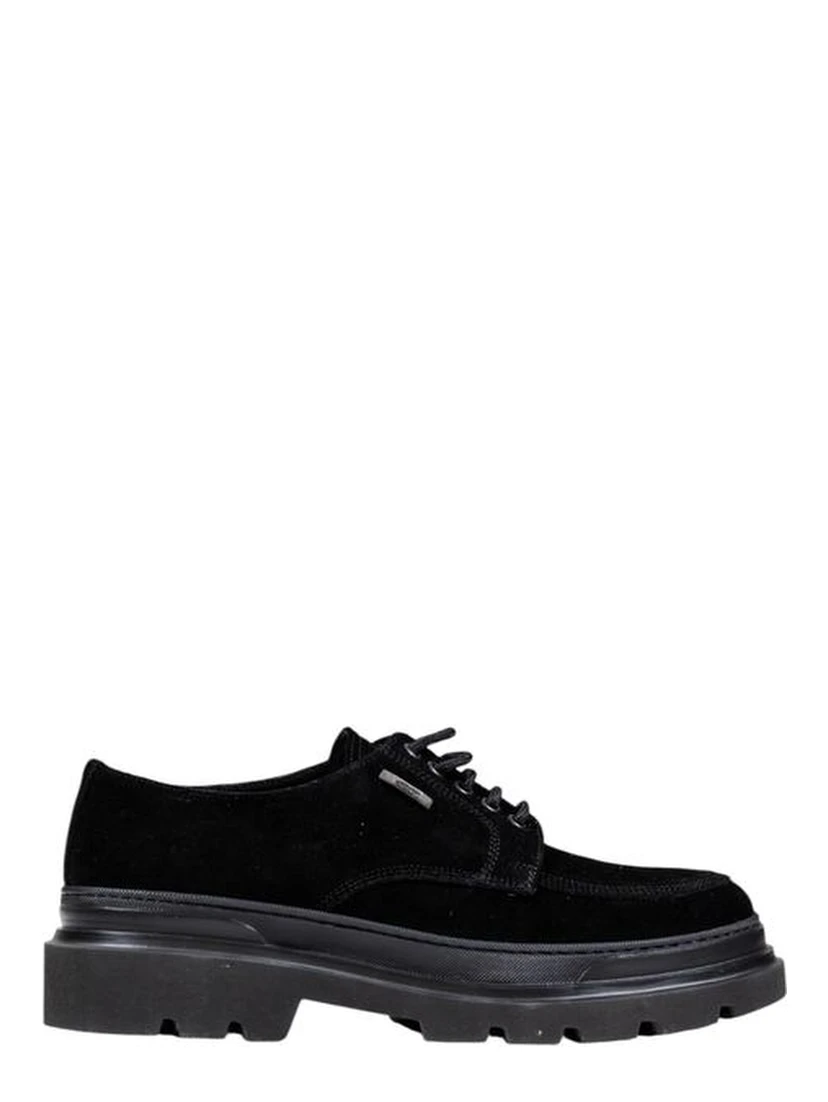 Black Leather Oxfords And Derbies