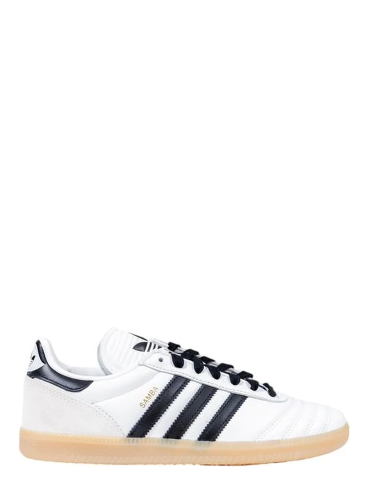 Black And White Artificial Leather Athletic Sneakers