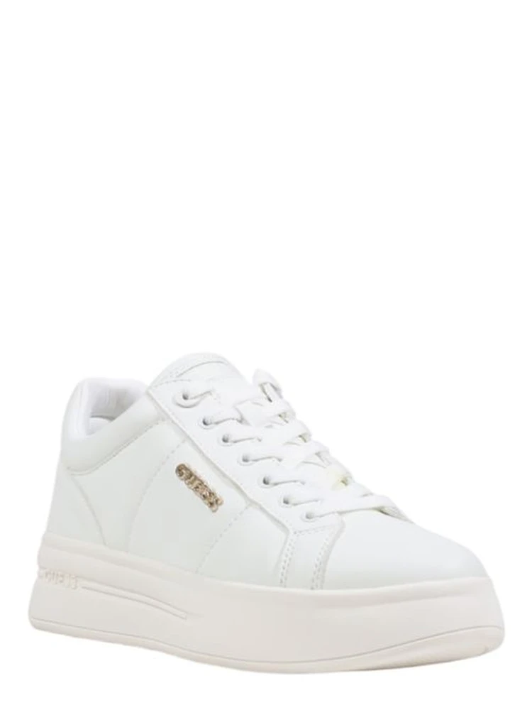 White Polyethylene Platform Sneakers alternative