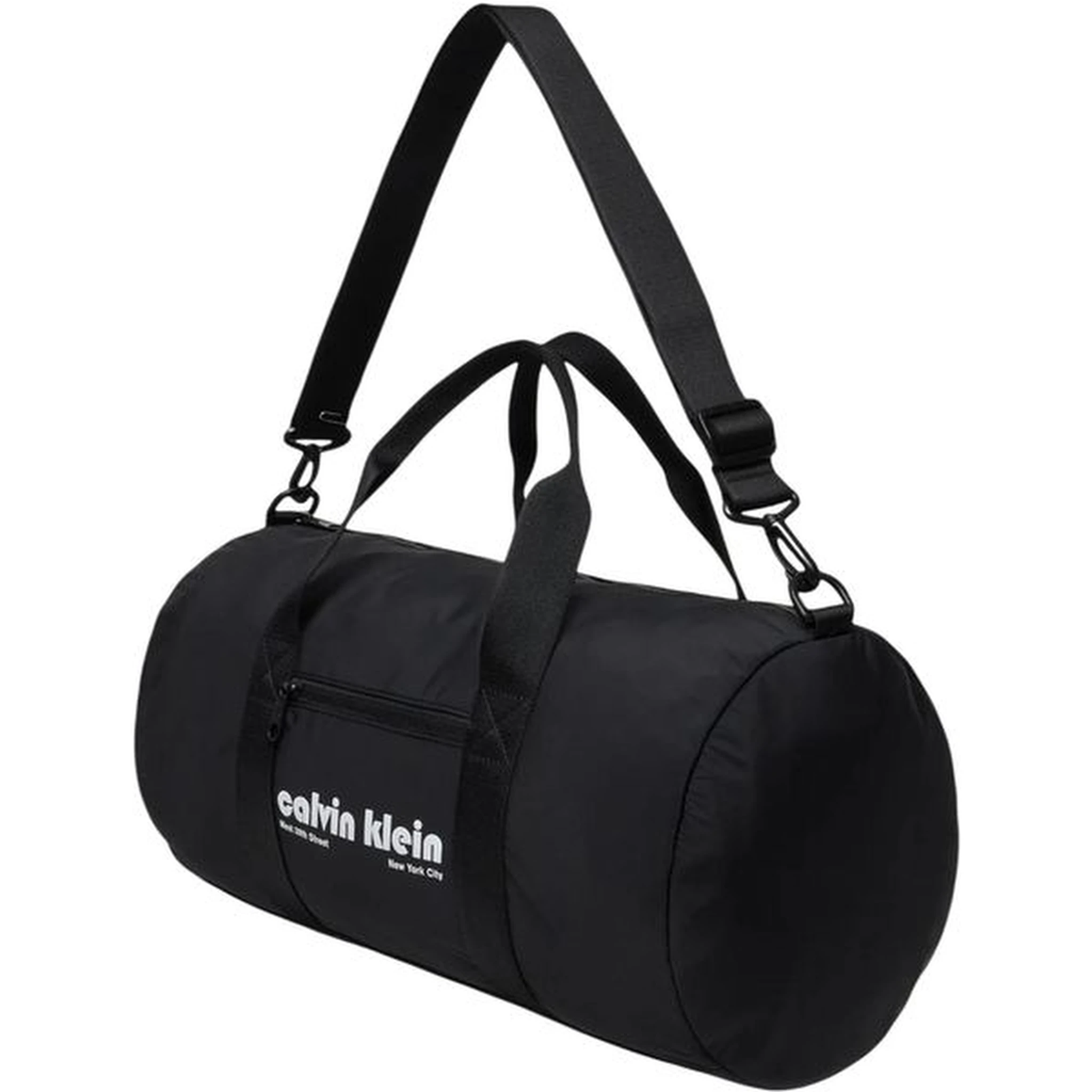 Black Recycled Polyester Duffel Bag