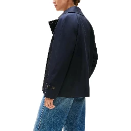 Blue Organic Cotton Coat