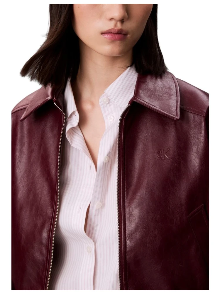 Bordeaux Leather Jacket alternative